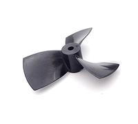 Vuzmode 1PCS RC Barca Elica Nylon 3-pale CW CCW 80 millimetri Albero 5 millimetri Propulsore Prop for RC Barca Da Pesca rimorchiatore Cruise Marine Elica per barca in metallo(1PC D80mm Left Hand)