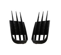 Vuzmode 2 pezzi cappe fendinebbia anteriori sopracciglio copertura antivento fendinebbia griglia, for golf, 6 MK6 VI GTI R R20 Modanatura fendinebbia