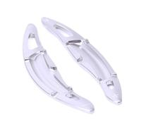 Vuzmode 2 pezzi di estensione del cambio al volante in alluminio for auto, for Porsche, for PANAMERA, for MACAN, for CAYENNE, 718 911 Accessori Boxster Leve del cambio per auto(BLACK Silver)