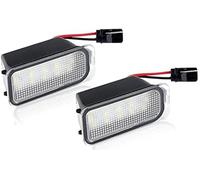 Vuzmode 2 pezzi di luci targa LIGHT, for Ford, Escape Ranger Kuga 1 2 CMAX, for Focus, 2 3, for Ecosport, Edge, for Fiesta, 6 7, for Mondeo, 4 5 Lampadina per targa