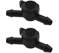 Vuzmode 2 pezzi Valvola a 3 vie for getto lavavetri for parabrezza auto 7667888 7787593 Valvola di ritegno lavavetri for parabrezza ABS Parti di ricambio for auto Nero Motore della pompa lavavetri
