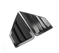 Vuzmode 2 pz Auto Lunotto Posteriore Feritoie Persiane Tende Copertura Trim, for TOYOTA, for C-HR CHR 2016 2017 2018 2019 Plastica ABS Copertura per persiane auto(Carbon Fiber Printed)