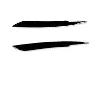 Vuzmode 2 pz Gloss Black Car Fari Anteriori Sopracciglio Palpebre Trim Copertura Modifica Accessori Auto, for A4 B7 S4 2006 2007 Adesivo per fari