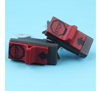 Vuzmode 2 pz/lotto Interruttore On Off Kill Stop, for, 55 142 137 254 257 261 262 268 272 281 288 394 3120 Motosega 503717901 Kit interruttore per motosega