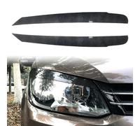 Vuzmode 2 pz/Set Auto Faro Anteriore Palpebra Trim Copertura Decorazione, for Touran 2011 2012 2013 2014 2015, Plastica ABS Adesivo per fari(Carbon Fiber)
