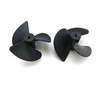 Vuzmode 20 pz RC Modello di Barche 40mm Foro dell'elica Dia 2mm Nylon Paddle Puntelli a 3 pale, for Bambini Ragazzi Giocattoli fai da te Parte dell'esperimento scientifico Elica per barca in metallo