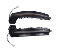 Vuzmode 2pcs Dinamico Indicatore di Direzione Lampeggiante Acqua Specchio Laterale, for, A3 S3 8V RS3 2014 2015 2016 2017 2019 2020 Luce di segnalazione laterale per auto
