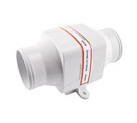Vuzmode 3" 75mm 130CFM Ventilatore di sentina in Linea DC 12V 24V 4 Pale Marine Boat RV Scarico Aria Bianco SFIB1 130 01 SFIB2 130 01 Ventilatore per Motori marini(24V 1Piece)