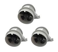 Vuzmode 3 X Marine Bling Blower ad Alto Flusso d'Aria in Linea ABS Ventilatore per Motori marini