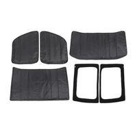 Vuzmode 4 porte, for Jeep, for Wrangler JL 2018 - 2022 Kit di cotone for isolamento termico del tetto padiglione Accessori copertura fonoassorbente for Scudo termico del motore(6PCS JL 4-door)