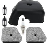 Vuzmode 4180 140 1006 Coperchio filtro aria, for STIHL, FS87 FS90R FC90 FS100 FS110 FS100RX FS130R Motore Decespugliatore Sostituisci n. 4180 120 1800 con filtro aria Tubo carburante Kit di messa a pu