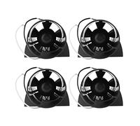 Vuzmode 4X 12V 3'in-Line Bilge Blower Fan Marine RV Cabin Engine Ventilazione 145CFM Ventilatore per Motori marini