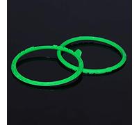 Vuzmode 4X Anello di ricambio for bocchetta di ventilazione dell'aria condizionata for auto, rosso giallo verde, for Audi, A3 S3 8V pre-facelift 2014 2015 2016 Car Door Vent Cover(Green)