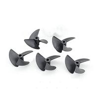Vuzmode 5 pezzi albero di trasmissione a 3 pale pagaia positiva for barche RC modello giocattolo parti fai da te apertura 4/4.76mm puntelli in nylon diametro 36/47/52/55/57mm Elica per barca in metall