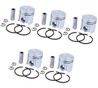 Vuzmode 5 Pezzi Lotto 35mm Anello di Sicurezza for pistone, for STIHL, FS120 FS120R FS300 BT121 FS 120 300 Parti Motore decespugliatore 41340302011 Anello del pistone