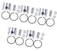 Vuzmode 5 Pezzi Lotto Fasce Elastiche pistone 38mm, for STIHL, FS120 FS200 FS250 BT120 BT121 HT250 SP200 Parti Motore decespugliatore 41307901316 Anello del pistone