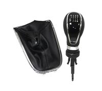 Vuzmode 5 Pomello cambio a 6 velocità Copri bagagliaio Ghetta Leva del cambio Maniglia stick, for Vauxhall, for Opel, Astra J GTC 2011-2019 Cambio manuale Copertura del cambio dell'auto(BLACK 6 speed)