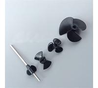 Vuzmode 5 pz 15mm/25mm/40mm Eliche Pagaie a 2/3 pale con albero da 3mm/4mm/5mm, for propulsore ad acqua spray for barche modello RC Elica per barca in metallo(3-blade 40mm)