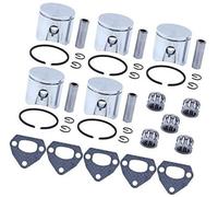 Vuzmode 5 x (38mm) Guarnizione del Cuscinetto ad Aghi dell'anello del pistone, for Husqvarna, 41 36 136 136LE 137 137E 141 142, for JONSERED, 2036 Motosega Anello del pistone