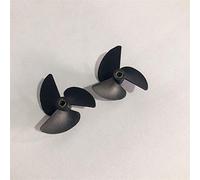 Vuzmode 5PCS Barca RC Elica In Nylon Apertura 4mm/4.76mm 3 Lame Pagaia In Plastica Diametro 36/47/52/55/57mm Mini Prop for Le Parti Elica per barca in metallo(4x52mm)