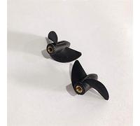 Vuzmode 5PCs RC Barca M4 Albero Eliche Nucleo in Rame 2-pale Positivo/Inverso Nylon Plastica Diametro 35/39/42/45mm Puntelli Accessori Elica per barca in metallo(42mm positive)