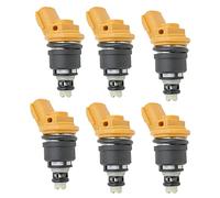 Vuzmode 6 pz Lato Iniettore di Carburante Nisaan 300ZX Z32 RB25DET VG30DETT SR20DET KA24 555cc 16600-RR543 Sostituzione dell'iniettore di carburante
