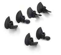 Vuzmode 6PCS Due Pale In Nylon Elica Puntelli In Plastica RC Pezzi di Ricambio for Barca del Rc Modello FAI DA TE 3.17/4/4.76mm Diametro Dell'albero della Pagaia 27mm-47mm Elica per barca in metallo(3