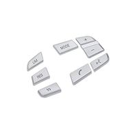 Vuzmode 7 pezzi coperture for interruttori a pulsante sul volante con guida a sinistra, for BMW, 1 2 3 4 5 7 Serie X1 X3 X5 F10 F20 F30 F34 F25 E70 Interruttore al volante(BLACK B2)