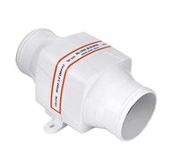 Vuzmode Accessori marini Bilge 3 Pollici Ventilatore Aria Barca Pratico a Bassa Potenza Elettrico Acqua roulotte ABS Bianco Accessori marini Ventilatore per Motori marini(12V)