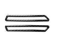 Vuzmode Adesivo for presa d'aria del montante anteriore dell'auto in fibra di carbonio, for Alfa Romeo, Giulia 2017 2018 2019, rivestimento for bocchetta dell'aria condizionata, stile auto Car Door Ve