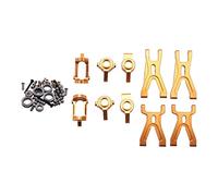 Vuzmode Aggiornamento Braccio Sospensione e mozzo Anteriore/Posteriore C, for Sedile, Kit di Parti, for Wltoys, for ricambi Auto RC A959 A979 A959B A979B K929 Braccio di Sospensione RC(Yellow)