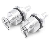 Vuzmode Ammortizzatore anteriore CNC da 33 mm, bulloni forcella, coprivite, regolatori, argento, for modello CBF125 moto Tappo forcella moto