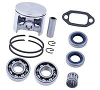 Vuzmode Anelli pistone Big Bore 52MM Cuscinetto manovella Guarnizione Olio, for Husqvarna, 268 272 272XP Sostituzione Motore Motosega Anello del pistone