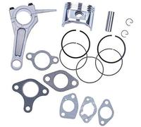 Vuzmode Anelli pistone da 88 mm, Biella, Guarnizione di aspirazione del carburatore, for Motore GX390 188F 13HP, Tosaerba, Pompa dell'Acqua, decespugliatore Anello del pistone
