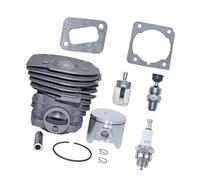 Vuzmode Anello spinotto pistone Cilindro da 44 mm, for Husqvarna, 350 351 353 346, for JONSERED, CS 2150 2149 2152 2153 Parti placcate Nikasil for Motosega Anello del pistone