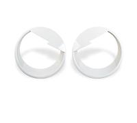 Vuzmode Auto Faro Anteriore Testa Della Lampada Della Luce Decorazione Copertura Adesivi Esterni, for Jeep, Wrangler JK 2007-2016 Car Styling Copri lente faro(White)
