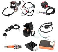Vuzmode Bobina di accensione CDI, 50 70 90 110CC Kit di cablaggio for cablaggio elettrico ATV QUAD + cablaggio for quad 110cc avviamento elettrico Kit accensione CDI