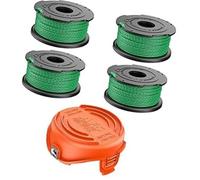 Vuzmode Bobina di filo for decespugliatore, for Black and Decker, 2 mm, 20 piedi, bobine di ricambio con alimentazione automatica, for GL7033, GL8033, GL9035, tappo for decespugliatore, for 90583594 (