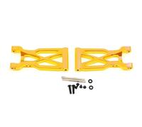 Vuzmode Bracci oscillanti del Braccio di Sospensione Posteriore in Lega di Alluminio da 2 Pezzi, for Wltoys, for Auto RC 104001 1/10 Braccio di Sospensione RC(Yellow)