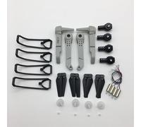 Vuzmode Braccio pieghevole con protezione motore ingranaggi, for drone quadricottero Rc LS-E525 E88 Braccio di montaggio del motore quadruplo(Light Green)