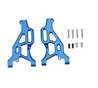 Vuzmode Braccio Sospensione Inferiore Anteriore in Metallo da 2 Pezzi, for ARRMA 1/7 Limitless Infraction 6S 1/8, for Parti di aggiornamento for Auto Typhon 6S RC Braccio di Sospensione RC(Blue)