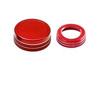 Vuzmode Car Multimedia Manopola di controllo del volume Anello di copertura della cornice ABE Classe GLA CIA GLE ML GL W176 W204 X164 X166 W168 AMG Pomello del climatizzatore per auto(Rot)