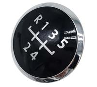 Vuzmode Car Styling 5/6, for Superb, sostituzione del tappo del pomello del cambio con stemma, for Vw,/ T5 T5.1 Gp 2003-2011 Cappuccio pomello cambio(Black 5)
