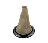 Vuzmode Car Styling Custodia for pomello del cambio in pelle nera beige, for Renault, Megane II MK2 2002-2009 Sport Tourer II 2003-2009 Copertura della cuffia del cambio(BLACK Beige Black)