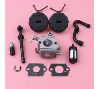 Vuzmode Carburatore, for STIHL, MS180 MS170 018 017 MS 180 170 Motosega Olio combustibile Filtro Linea Tubo flessibile Tappo serbatoio Guarnizione, for Zama, C1Q S57B 1130 120 0603 Tubo flessibile per