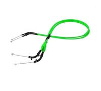 Vuzmode Cavo acceleratore for moto, 2 pezzi, in filo d'acciaio, for Z750 Z 750 2003 2004 2005 2006 2007 2008 2009 2010 2011 2012 2013 2014 Cavo frizione(Green)