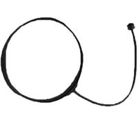 Vuzmode Cavo del tappo serbatoio carburante, for, for Serie 6 E63 E64 7 E65 E66 E68 F01 F02 F04 X3 E83 X5 E70 E71, for, for X6 Cinghia di sicurezza per il tappo del serbatoio(BLACK 1X-01)