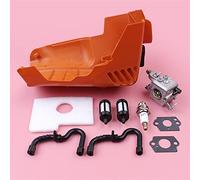 Vuzmode Cilindro superiore Copertura motore Copertura carburatore Carb, for STIHL, MS180 MS170 018 017 MS 180 170, for Walbro, Carby Tubo flessibile for linea filtro carburante aria 1130 120 0603, 113