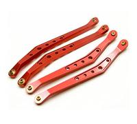 Vuzmode Collegamento dell'asta di collegamento del cambio della sospensione superiore inferiore in lega di alluminio 1/10 RC Crawler, for assiale, for Wraith 90018 Braccio di sospensione RC(Upper Red)