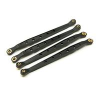 Vuzmode Collegamento dell'asta di Collegamento del Cambio della Sospensione Superiore Inferiore in Lega Alluminio 1/10 RC Crawler, for assiale, for Wraith 90018 Braccio di Sospensione RC(Lower Black)